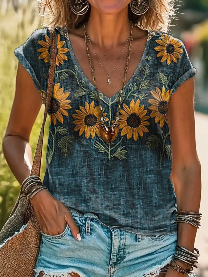 Camiseta de diseño cuidado
