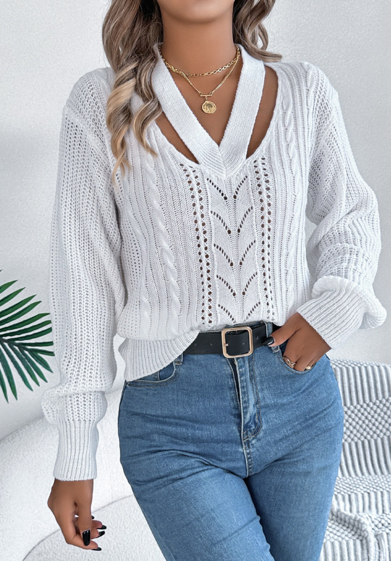 Suéter de inspiración vintage