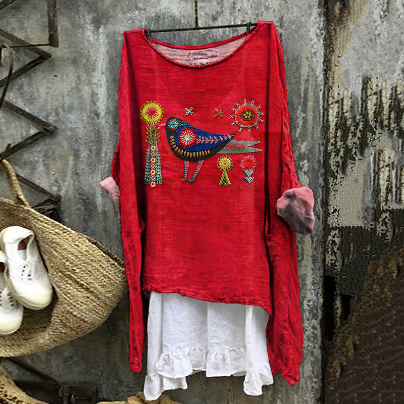 Camisa de estilo vintage atemporal