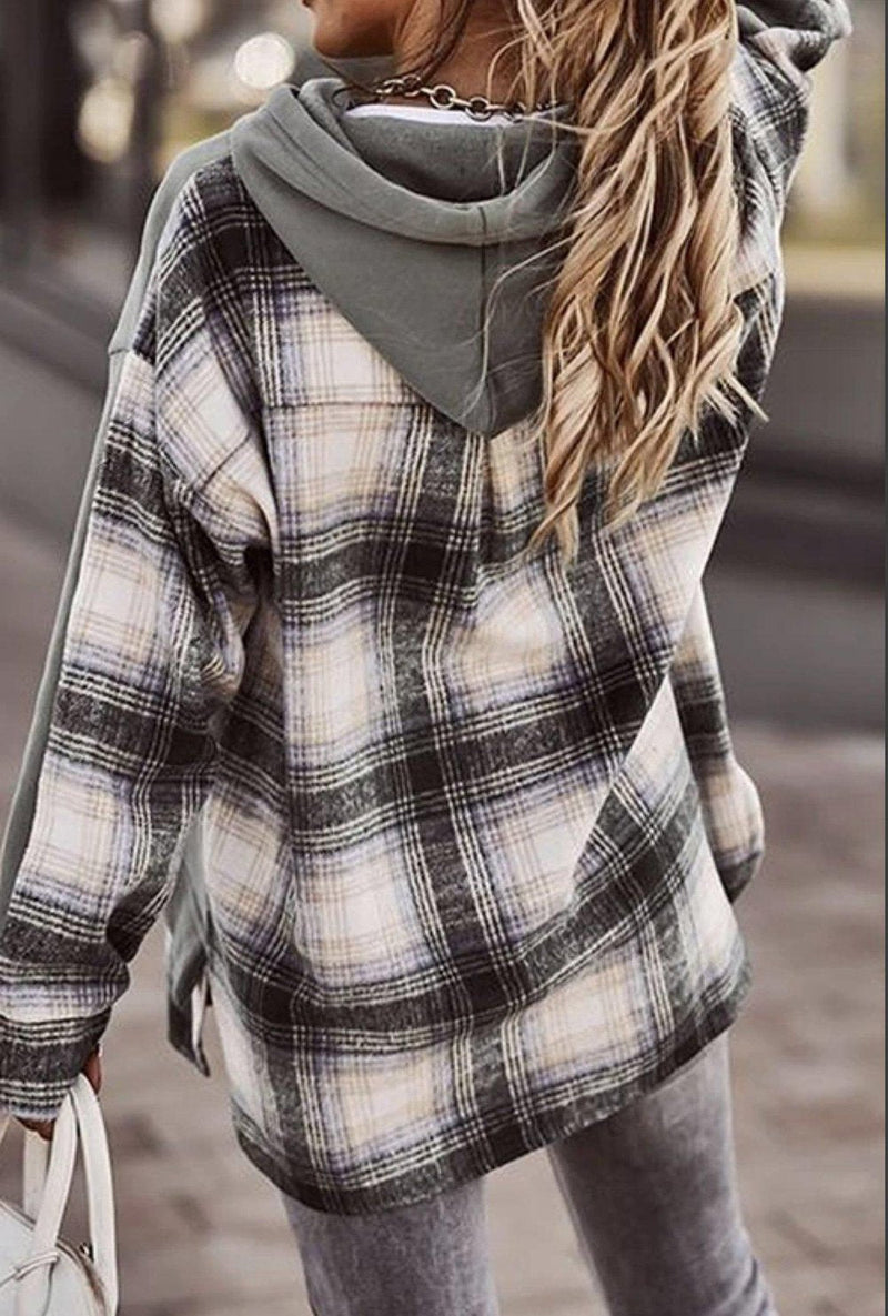 CM | Cómoda sudadera patchwork de manga larga