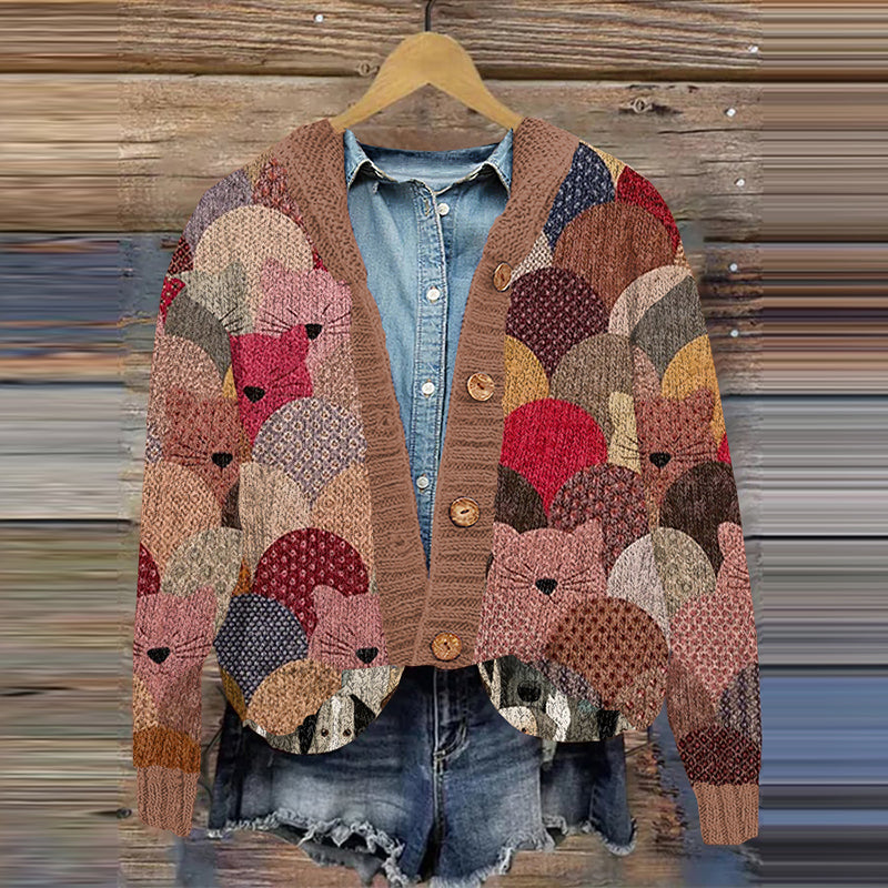 Cárdigan de estilo vintage atemporal