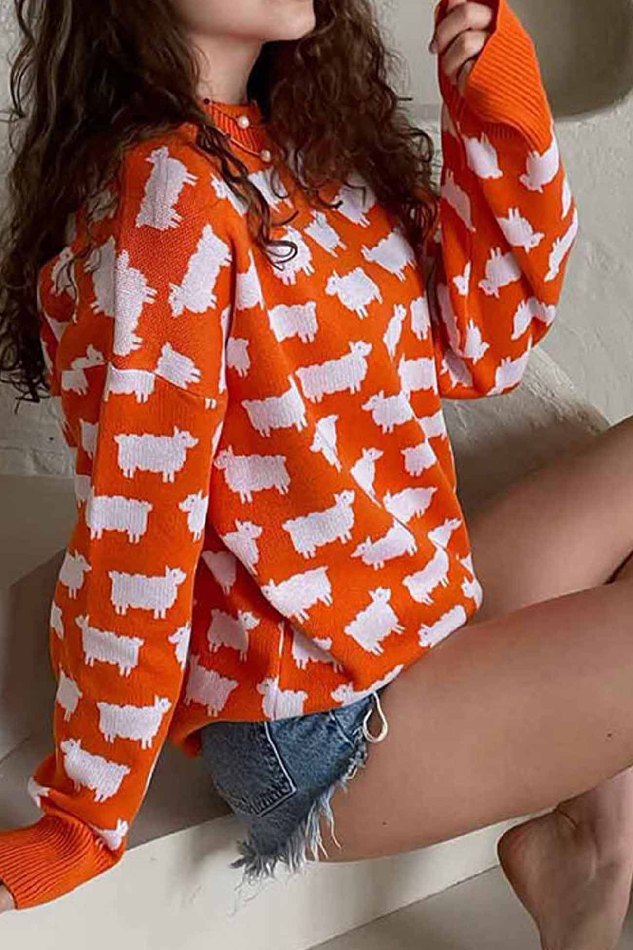 Suéter de diseño clásico