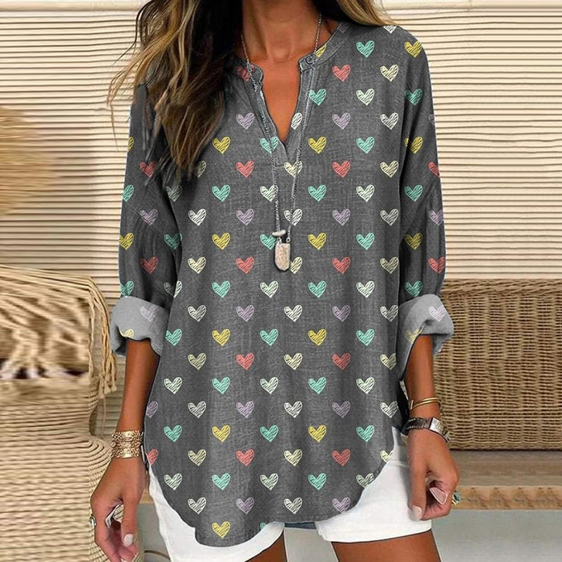 Camisa de estilo vintage atemporal