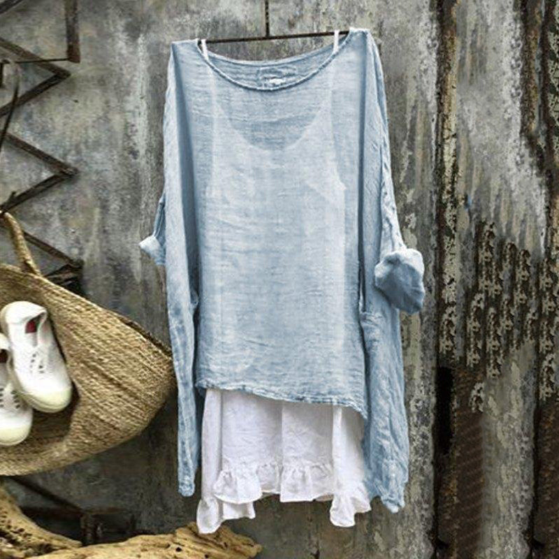 Camisa de estilo vintage atemporal