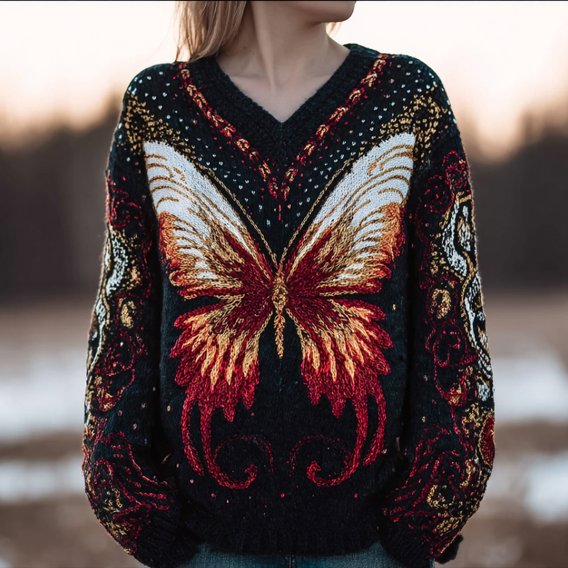 Suéter de estilo vintage atemporal