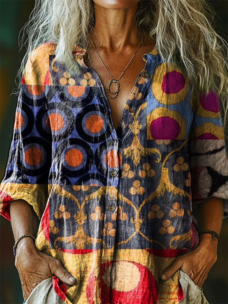 Camisa de inspiración vintage