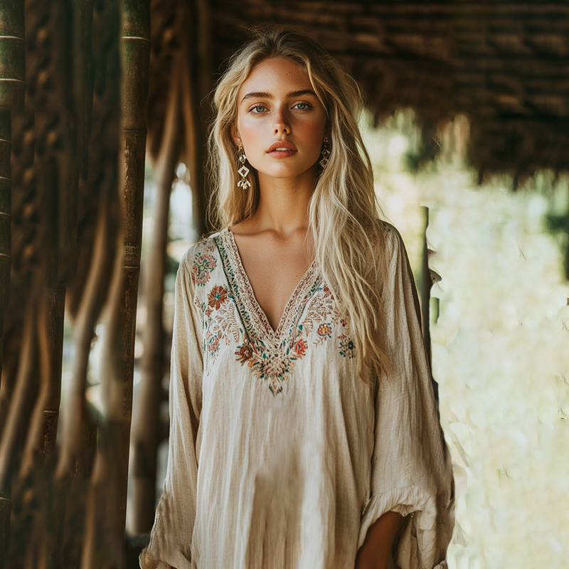 Blusa bellamente confeccionado