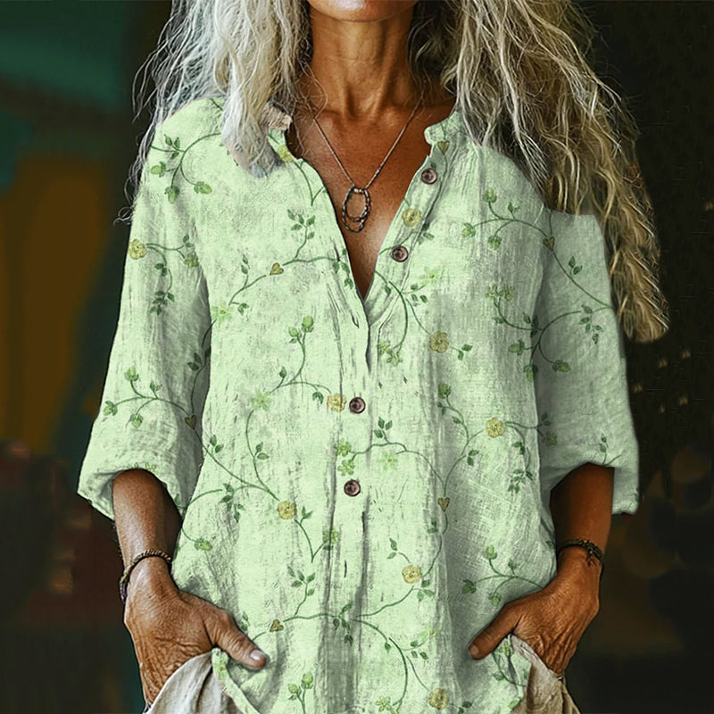 Camisa de estilo vintage atemporal
