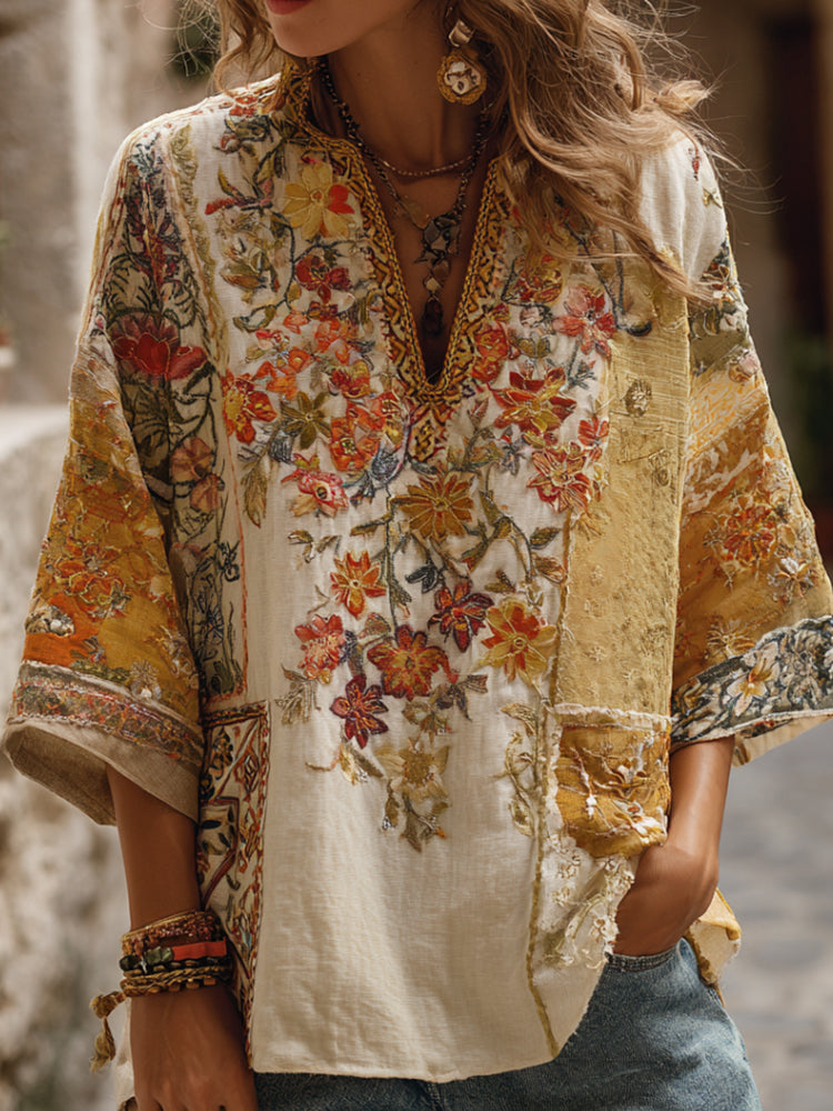 Camisa bellamente confeccionado