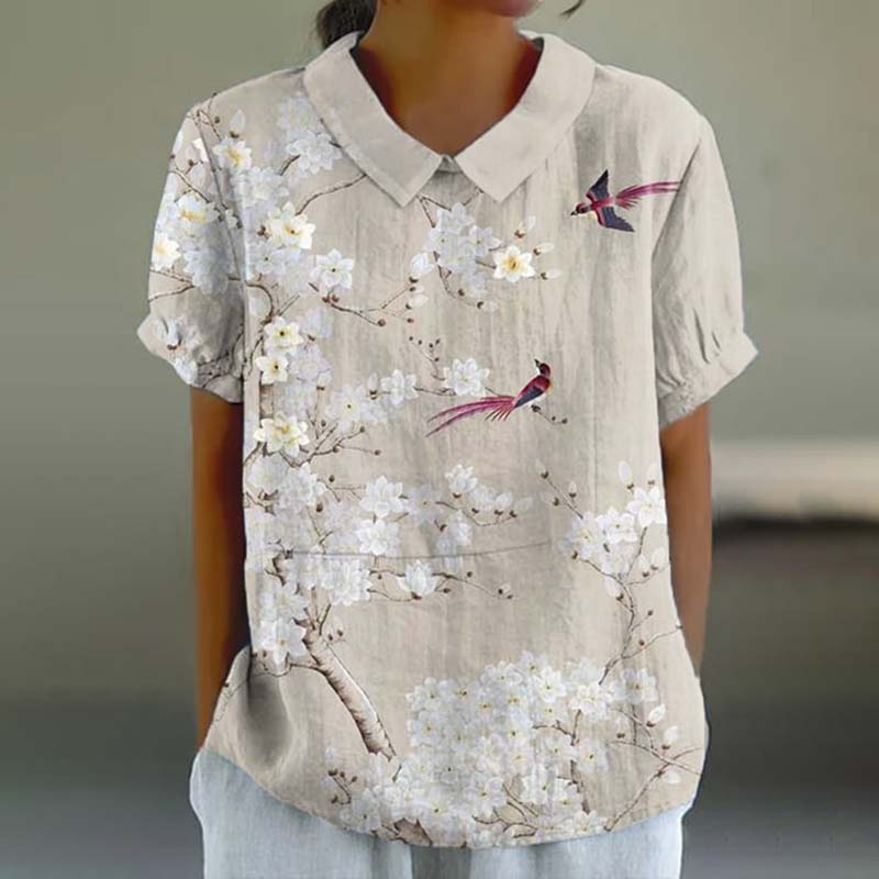 Blusa de estilo vintage atemporal