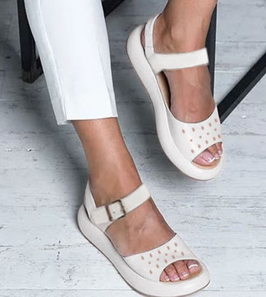 KL | Sandalias abiertas con tira ajustable