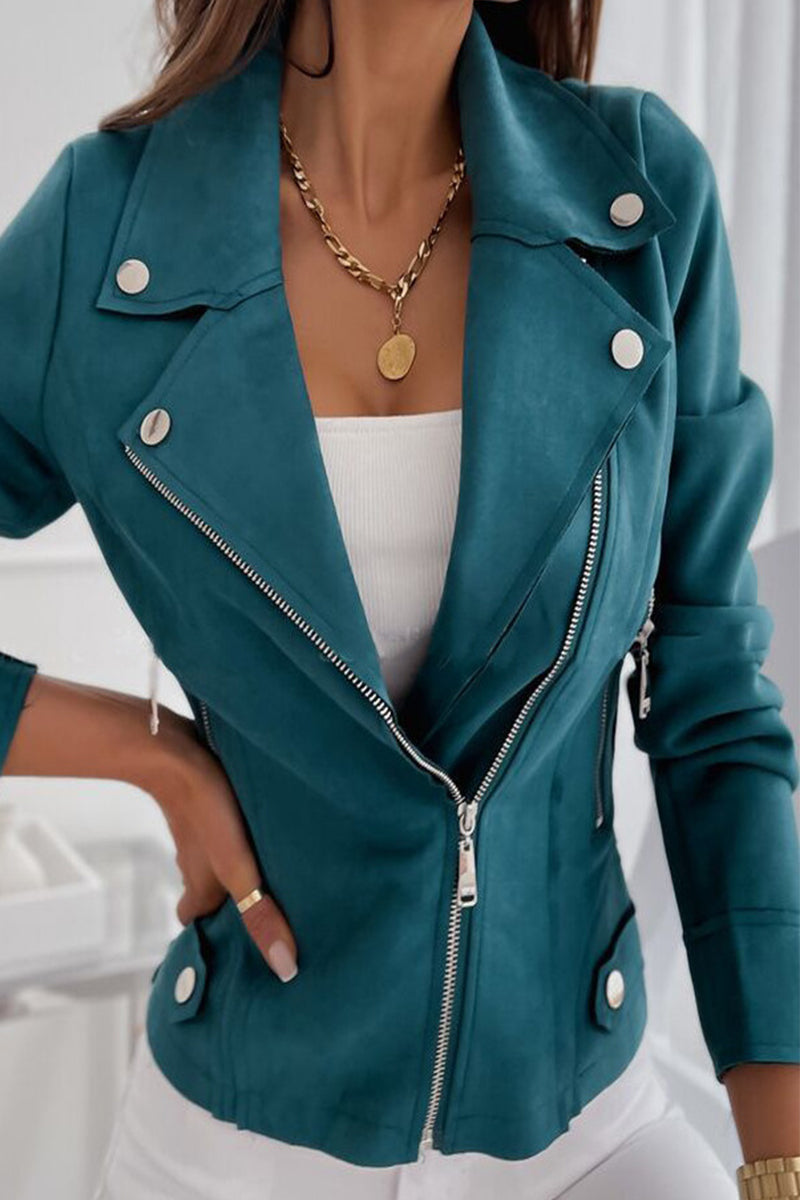 CM | Elegante chaqueta con cremallera para un look diario