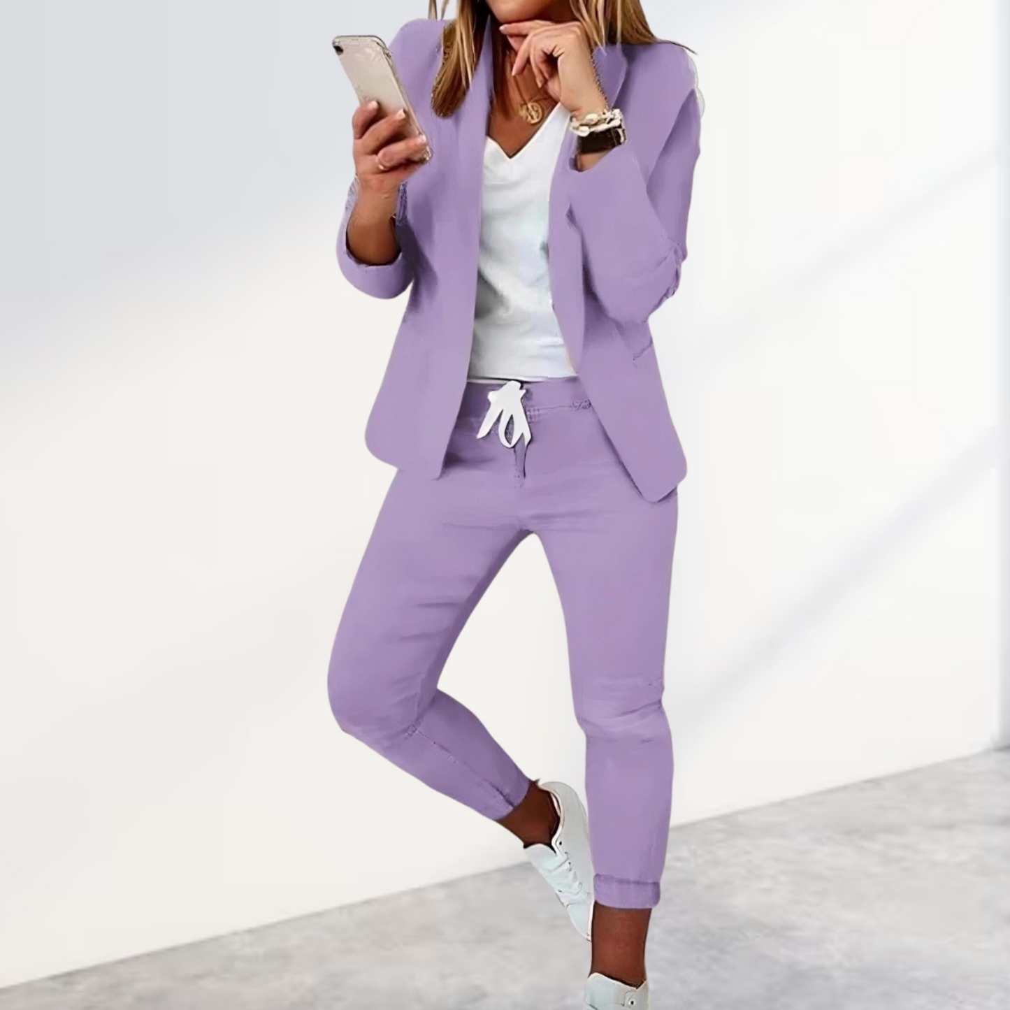 CM | Elegante conjunto de chaqueta y pantalón