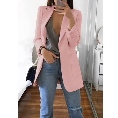 CM | Elegante blazer con bolsillos para mujer