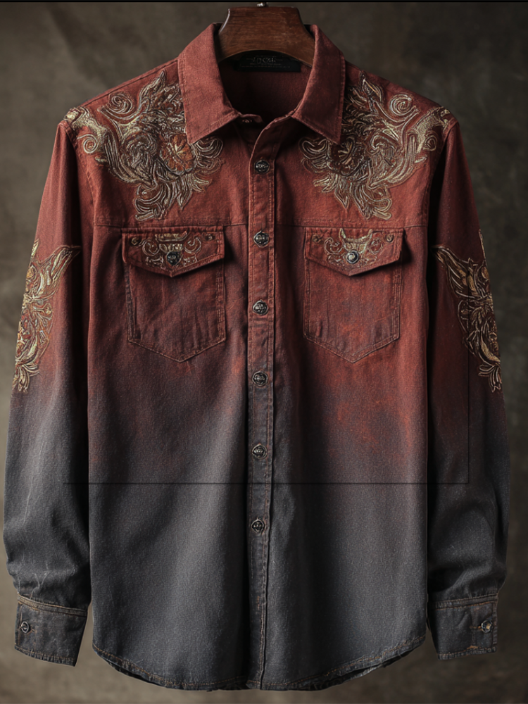 Camisa de estilo vintage atemporal