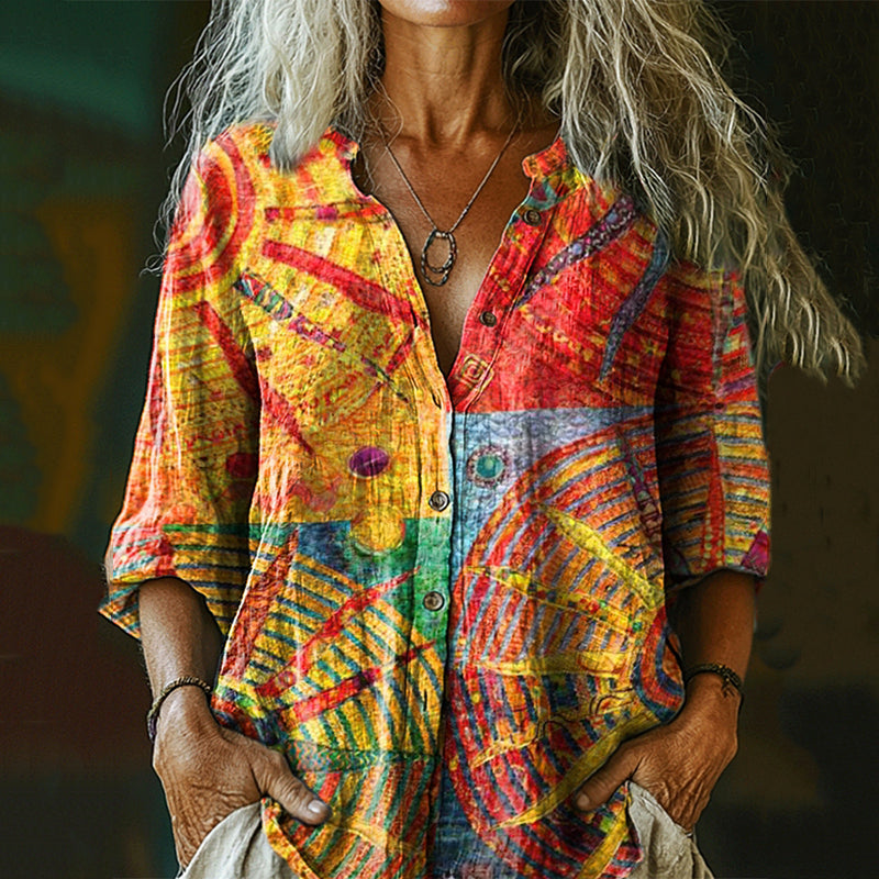 Camisa bellamente confeccionado