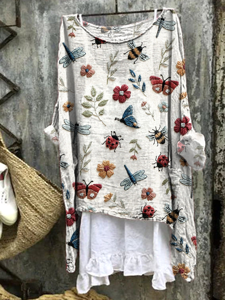 Camisa bellamente confeccionado