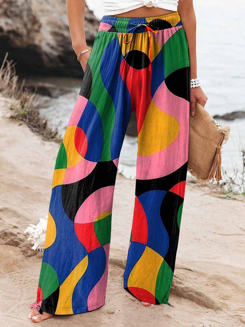 Pantalones de diseño elegante