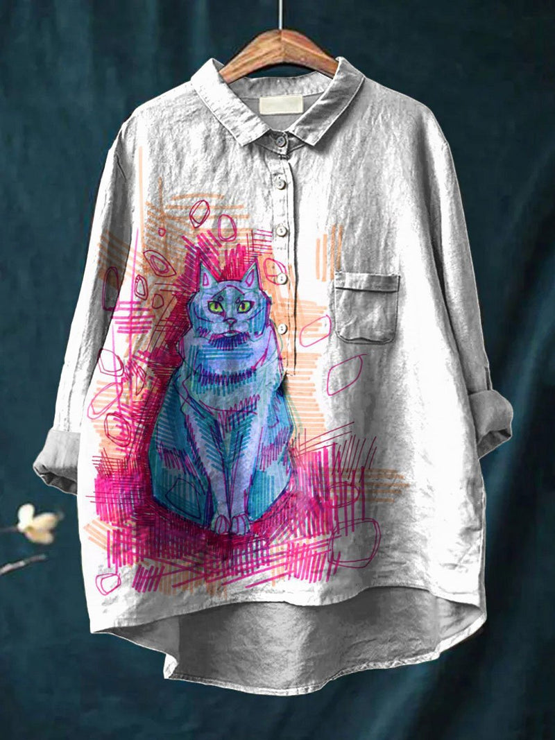 Camisa de estilo vintage atemporal