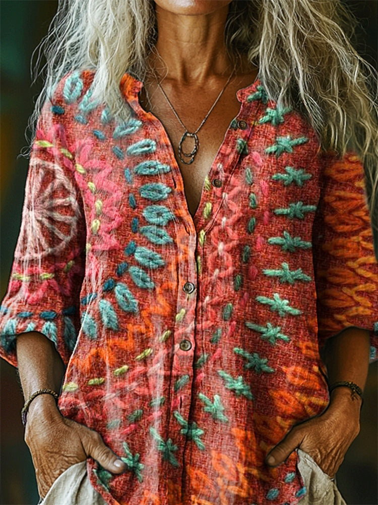 Camisa de diseño cuidado