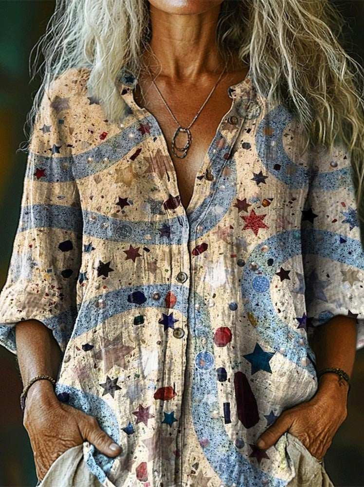 Camisa de inspiración vintage