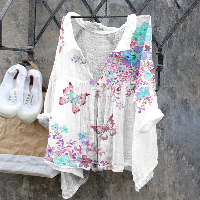 Camisa de estilo vintage atemporal