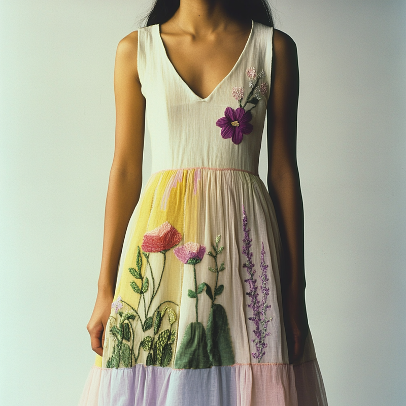 Vestido de inspiración vintage