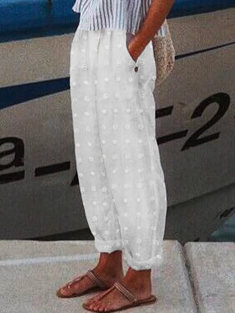 Pantalones de diseño elegante