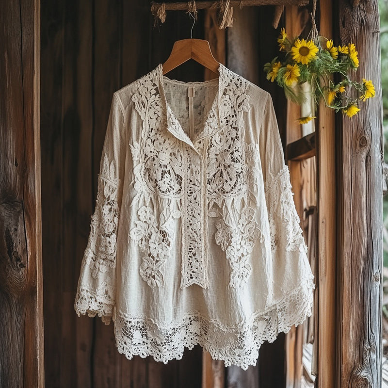 Camisa de diseño cuidado