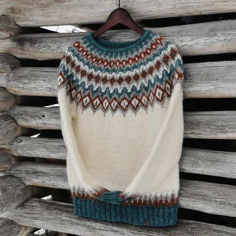 Suéter de estilo vintage atemporal