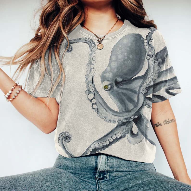 Camiseta de diseño cuidado