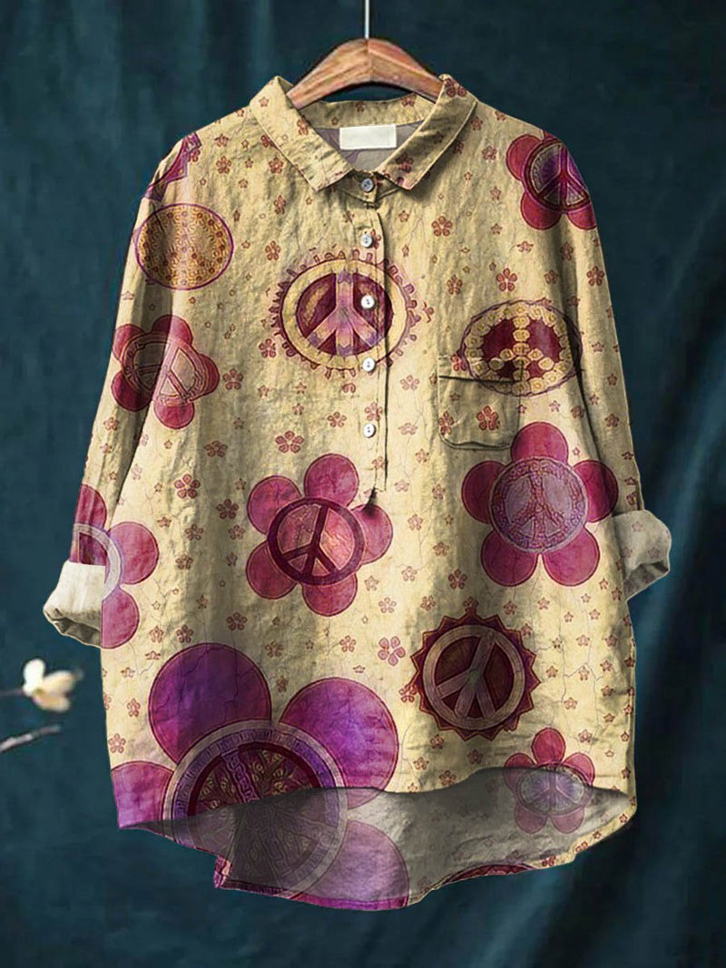 Camisa de estilo vintage atemporal