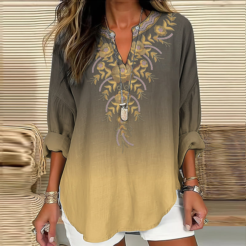 Camisa de estilo vintage atemporal