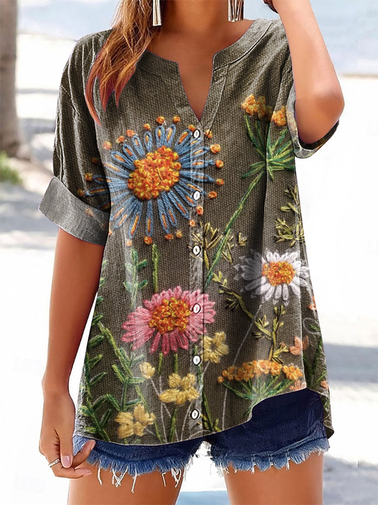 Camisa bellamente confeccionado