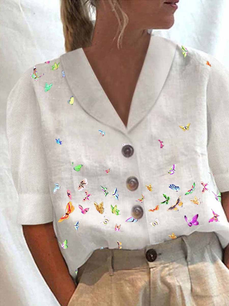 Camisa de estilo vintage atemporal