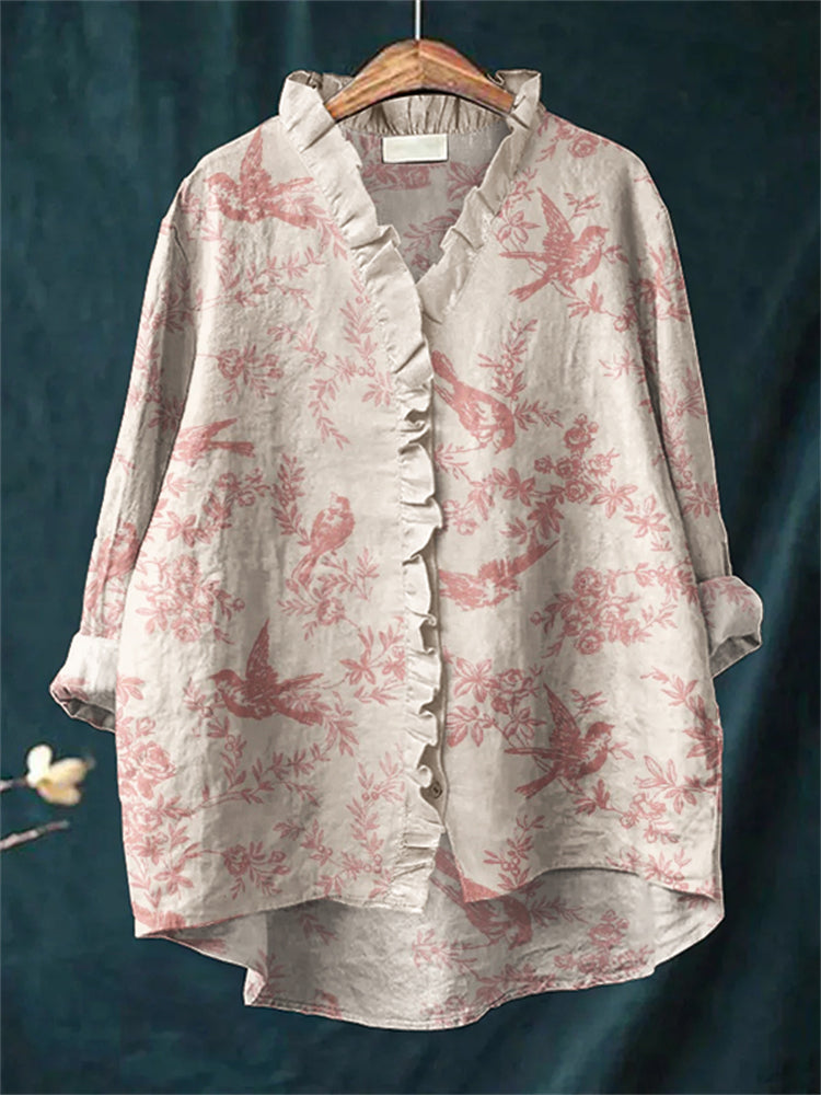 Blusa de estilo vintage atemporal