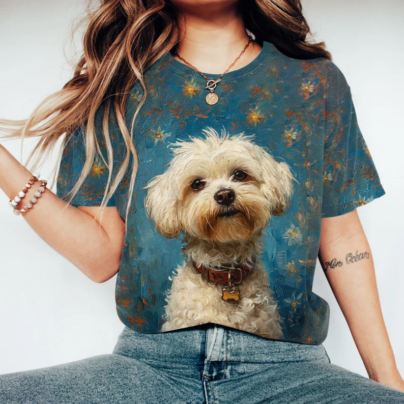 Camiseta de diseño cuidado