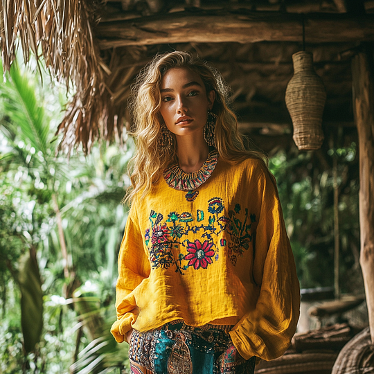 Blusa vintage clásico