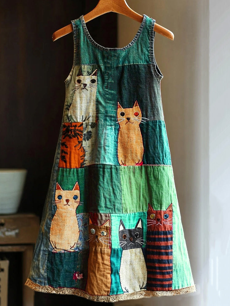 Vestido de inspiración vintage