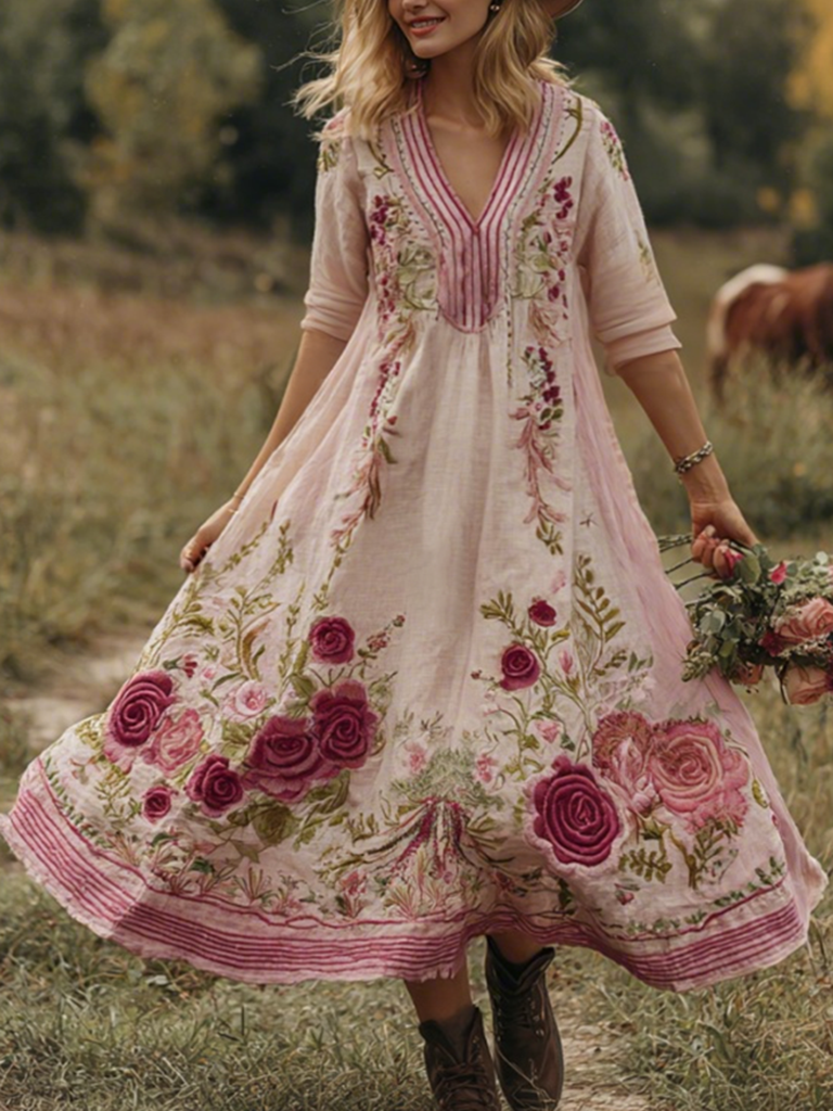Vestido de inspiración vintage