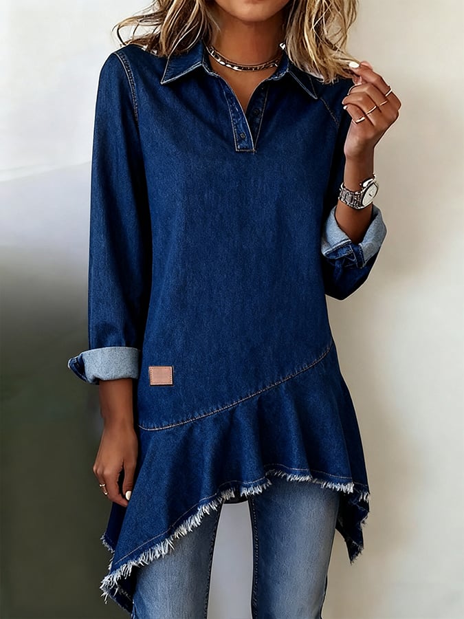 Camisa de estilo vintage atemporal