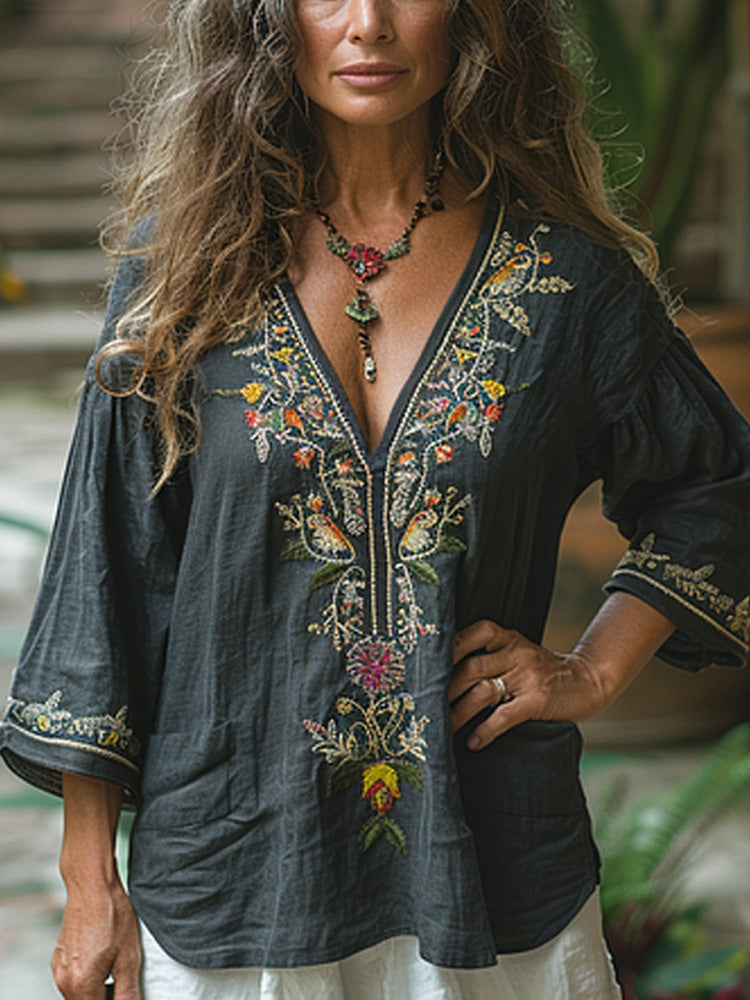 Camisa de inspiración vintage