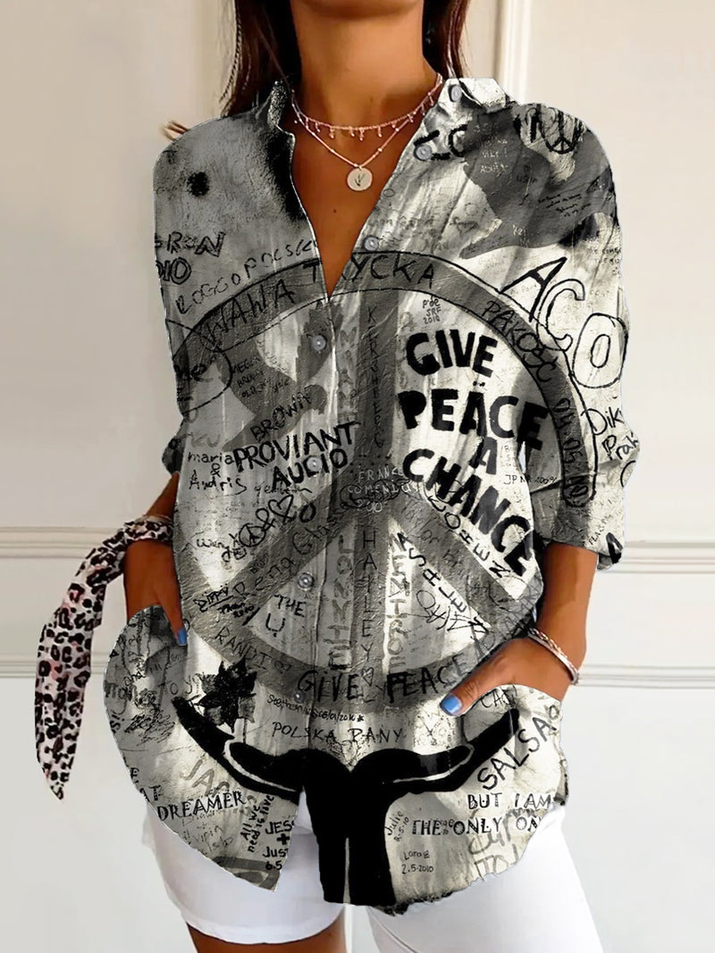 Camisa de diseño cuidado