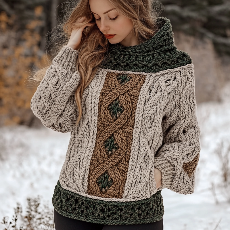 Suéter de estilo vintage atemporal