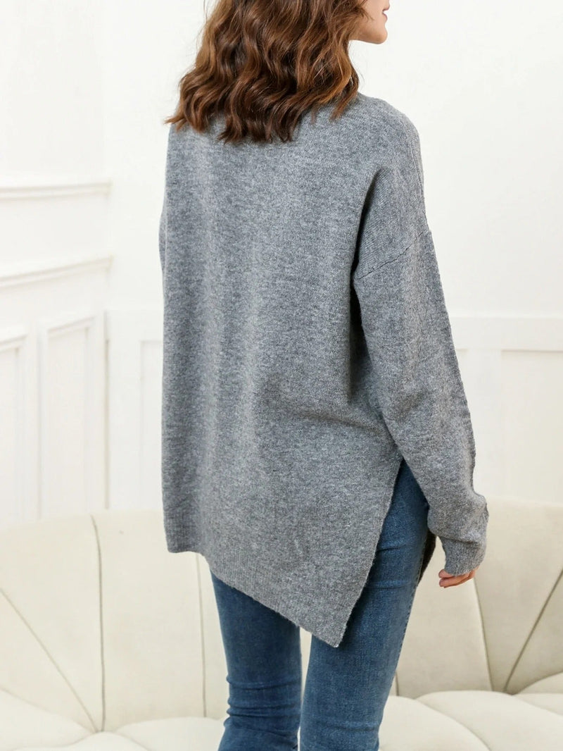CM | Elegante jersey con aberturas laterales