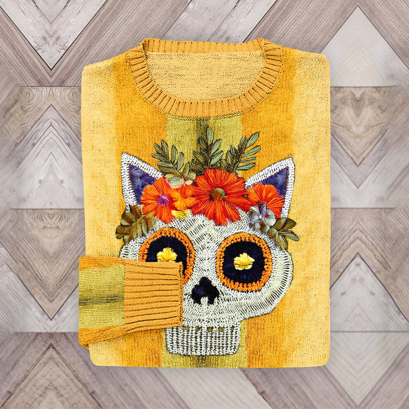 Suéter de inspiración vintage