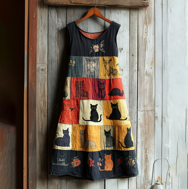 Vestido de inspiración vintage