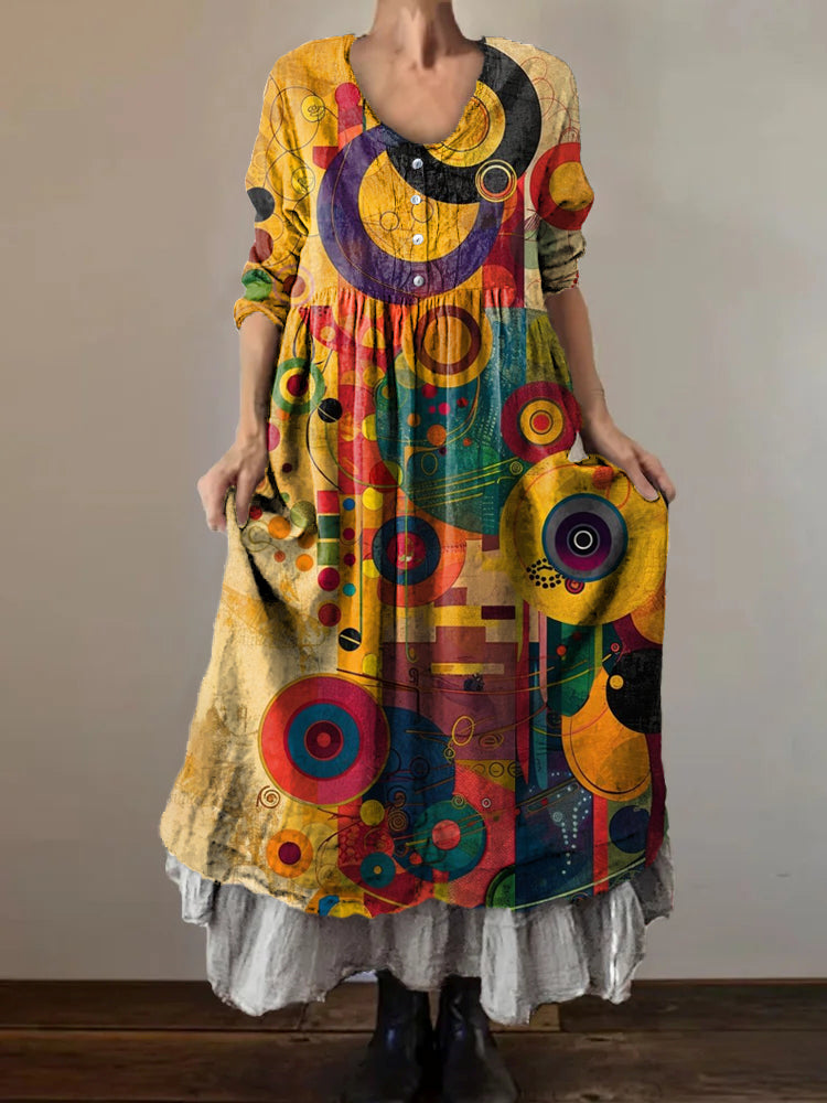 Vestido de estilo vintage atemporal