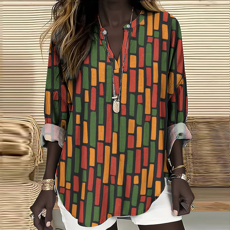 Blusa de estilo vintage atemporal