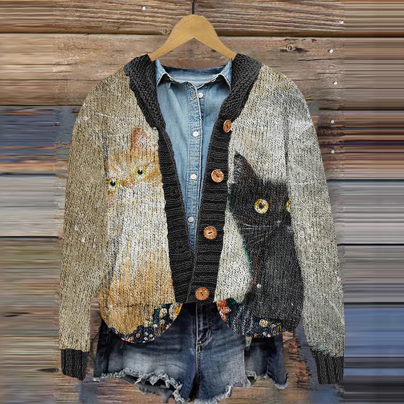 Suéter de inspiración vintage